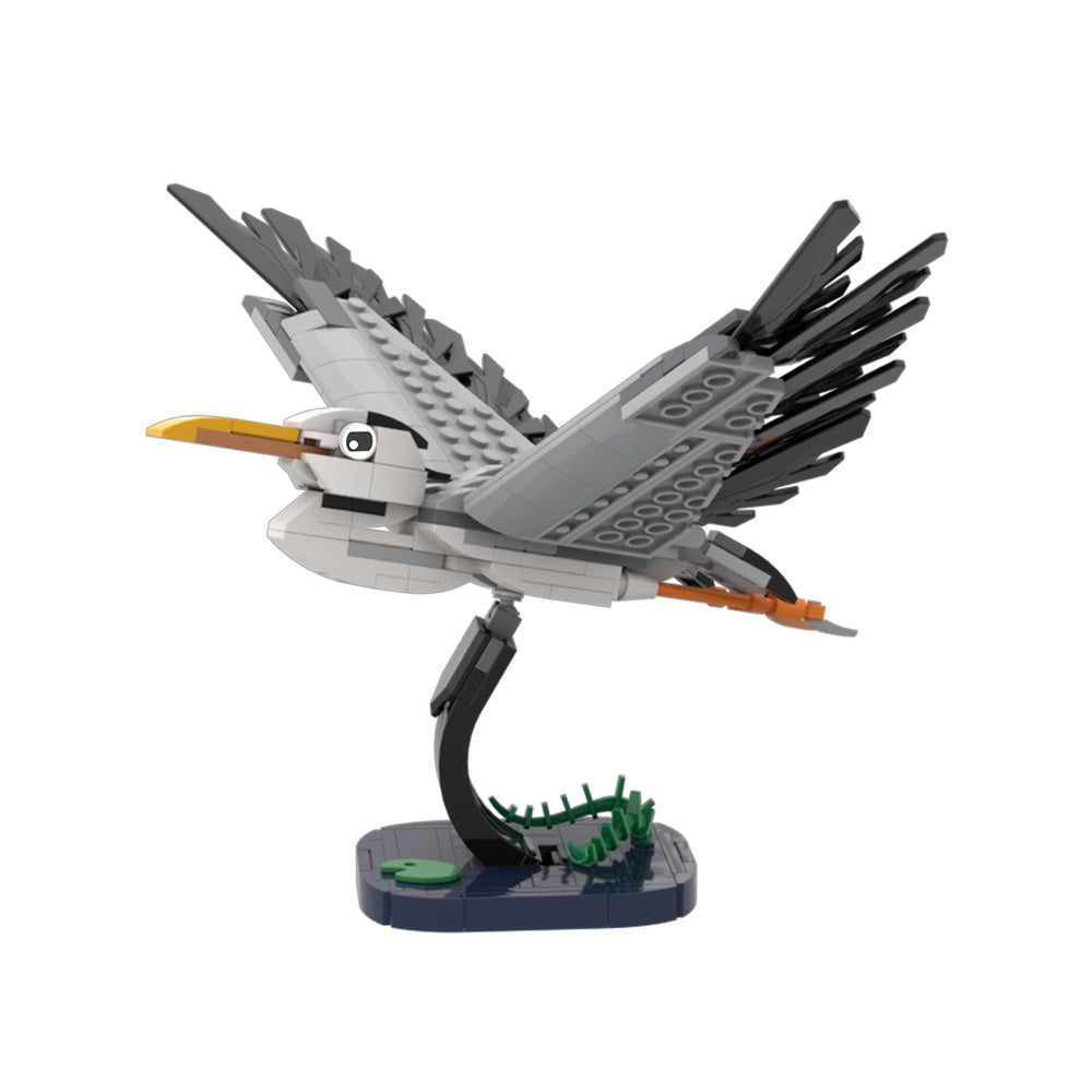 238PCS Flying Heron MOC Building Block Bricks |MocPixel