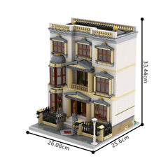3602PCS Classicistic Villa MOC Building Block Bricks |MocPixel