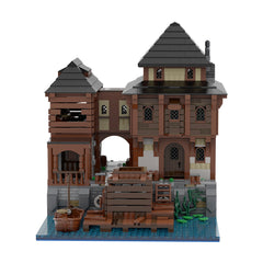 3506PCS Port Tavern MOC Building Block Bricks |MocPixel