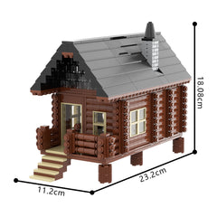 898PCS Wood Cabin MOC Building Block Bricks |MocPixel