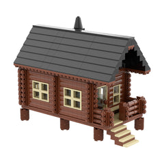 898PCS Wood Cabin MOC Building Block Bricks |MocPixel
