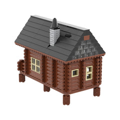 898PCS Wood Cabin MOC Building Block Bricks |MocPixel