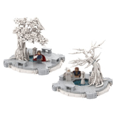 1142PCS White City Courtyard MOC Building Block Bricks |MocPixel