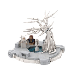 1142PCS White City Courtyard MOC Building Block Bricks |MocPixel