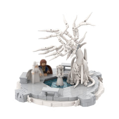 1142PCS White City Courtyard MOC Building Block Bricks |MocPixel