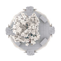 1142PCS White City Courtyard MOC Building Block Bricks |MocPixel