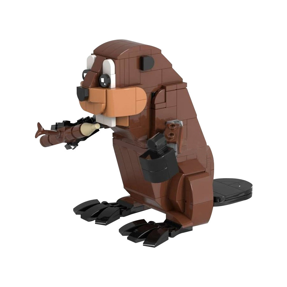 221PCS Beaver MOC Building Block Bricks |MocPixel