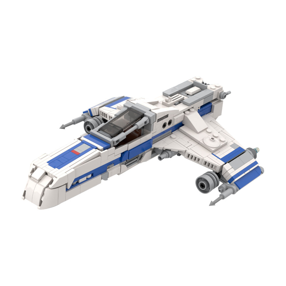 589PCS E WING - Minifigure Scale MOC Building Block Bricks |MocPixel