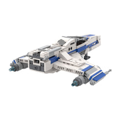 589PCS E WING - Minifigure Scale MOC Building Block Bricks |MocPixel