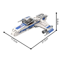 589PCS E WING - Minifigure Scale MOC Building Block Bricks |MocPixel