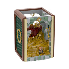 1518PCS Book Nook - Smaug MOC Building Block Bricks |MocPixel