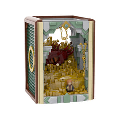 1518PCS Book Nook - Smaug MOC Building Block Bricks |MocPixel