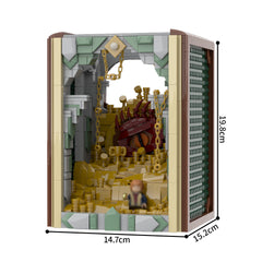 1518PCS Book Nook - Smaug MOC Building Block Bricks |MocPixel