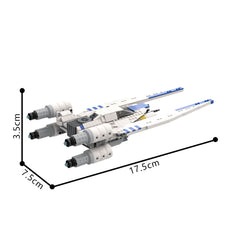 916PCS Andor'S White U Wing (2.0 Update) MOC Building Block Bricks |MocPixel