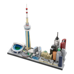 970PCS City Of Toronto Skyline MOC Building Block Bricks |MocPixel