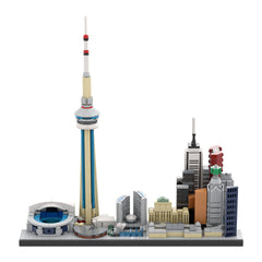 970PCS City Of Toronto Skyline MOC Building Block Bricks |MocPixel