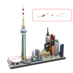 970PCS City Of Toronto Skyline MOC Building Block Bricks |MocPixel