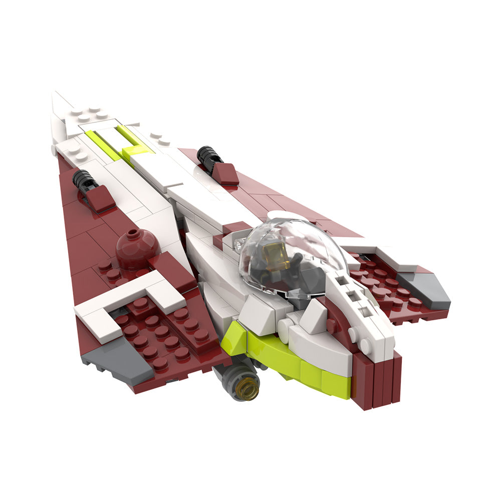 254PCS khatmorg's Obi-Wan's Delta-7 Aethersprite-Class Interceptor MOC Building Block Bricks |MocPixel