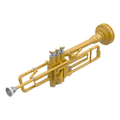 298PCS Trumpet/722PCS Saxophone Music MOC Building Block Bricks |MocPixel