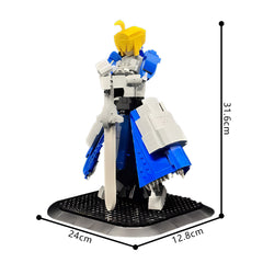 796PCS Stay/Fate Night Saber MOC Building Block Bricks |MocPixel
