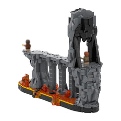 1865PCS The Fires Of Mount Doom MOC Building Block Bricks |MocPixel