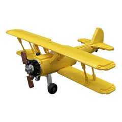 441PCS Pt-17 Stearman MOC Building Block Bricks |MocPixel