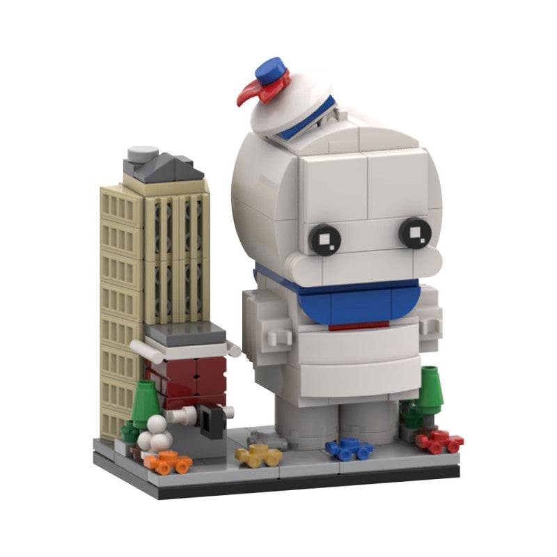 202PCS Stay Puft Marshmallow Man MOC Building Block Bricks |MocPixel