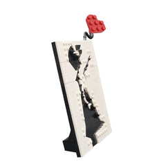 166PCS Banksy - Girl With Balloon MOC Building Block Bricks |MocPixel