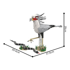 615PCS The Killer Queen - SecretaryBird MOC Building Block Bricks |MocPixel