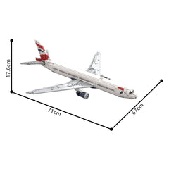 2285PCS British Airways 777-300Er MOC Building Block Bricks |MocPixel