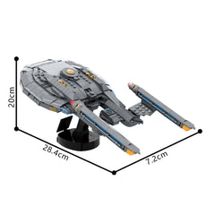 989PCS Enterprise (Nx-01) Midi Scale — Star Trrek: Enterprise MOC Building Block Bricks |MocPixel