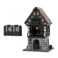 1256PCS Medieval Townhouse MOC Building Block Bricks |MocPixel