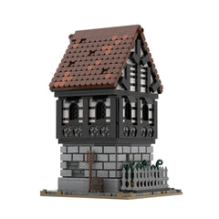1256PCS Medieval Townhouse MOC Building Block Bricks |MocPixel