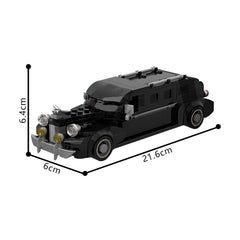 425PCS The Addams' Car MOC Building Block Bricks |MocPixel
