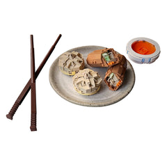 350PCS Dumpling & Egg Roll MOC Building Block Bricks |MocPixel