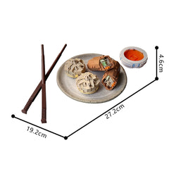350PCS Dumpling & Egg Roll MOC Building Block Bricks |MocPixel