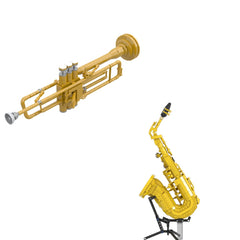 298PCS Trumpet/722PCS Saxophone Music MOC Building Block Bricks |MocPixel