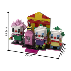 Killer Clowns/E Clown BrickHeadz MOC Building Block Bricks |MocPixel