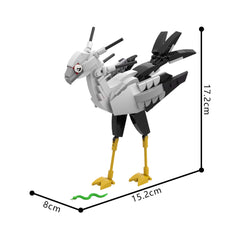 Birds Series-Secretary Bird /Golden Eagle/ Golden Oriole MOC Building Block Bricks |MocPixel