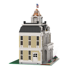 1956PCS City Hall -Deluxe Main Street Usa MOC Building Block Bricks |MocPixel