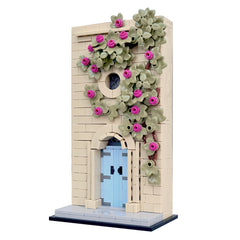 636PCS Blue Door In Mdina, Malta MOC Building Block Bricks |MocPixel