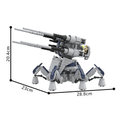 790PCS Cis Anti-Aircraft Artillery MOC Building Block Bricks |MocPixel