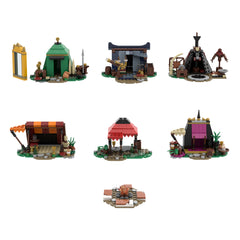 838PCS BaIdur Series 3 Fire Camp Set MOC Building Block Bricks |MocPixel