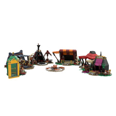 838PCS BaIdur Series 3 Fire Camp Set MOC Building Block Bricks |MocPixel