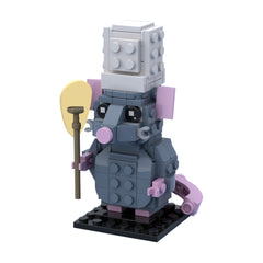 137PCS Remy The Rat Brickheadz MOC Building Block Bricks |MocPixel