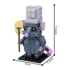 137PCS Remy The Rat Brickheadz MOC Building Block Bricks |MocPixel