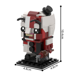 157PCS Artsy Clown (Strawberry Jam Edition) Brickheadz MOC Building Block Bricks |MocPixel