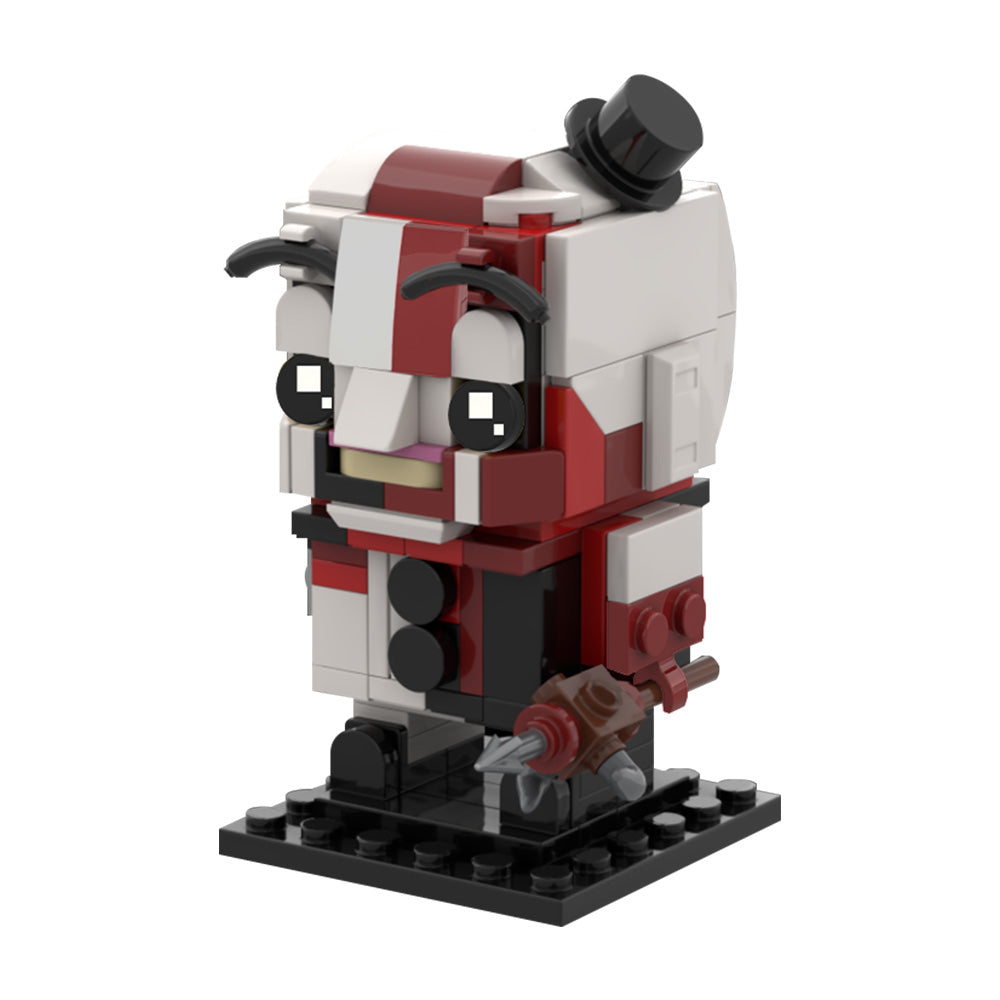 157PCS Artsy Clown (Strawberry Jam Edition) Brickheadz MOC Building Block Bricks |MocPixel