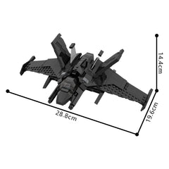 386PCS Arkham Origins Batwing MOC Building Block Bricks |MocPixel
