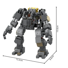 325PCS Post-Apocalypse Survivor Mech MOC Building Block Bricks |MocPixel